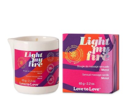 Świeca do masażu Monoi 65g LIGHT MY FIRE DORCELL