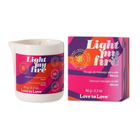 Świeca do masażu Monoi 65g LIGHT MY FIRE DORCELL