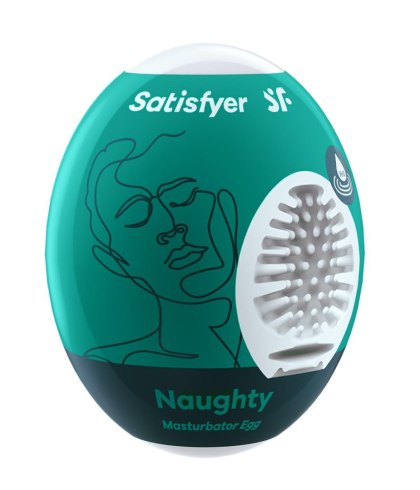 Masturbator jednorazowy jajeczko zielony egg Naughty Satisfyer