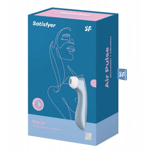 Stymulator Masażer Pro 2+, Niebieski -Satisfyer