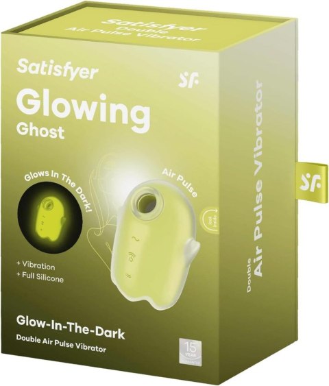 Stymulator Świecący W Ciemności duszek żółty Glowing Ghost Satisfyer