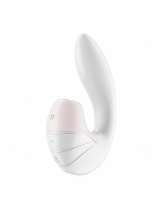 Wibrator Ze Stymulatorem Łechtaczki-Supernova White-Satisfyer