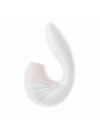 Wibrator Ze Stymulatorem Łechtaczki-Supernova White-Satisfyer
