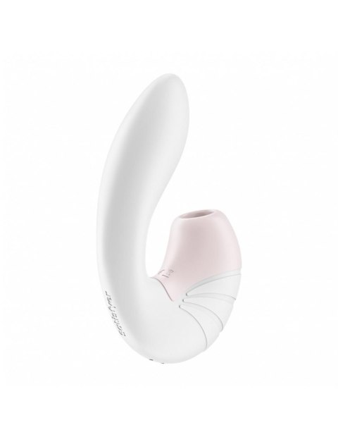 Wibrator Ze Stymulatorem Łechtaczki-Supernova White-Satisfyer