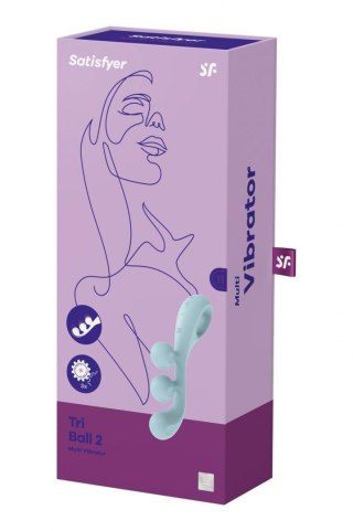 Wibrator Punkt G-Tri Ball 2 light blue-Satisfyer