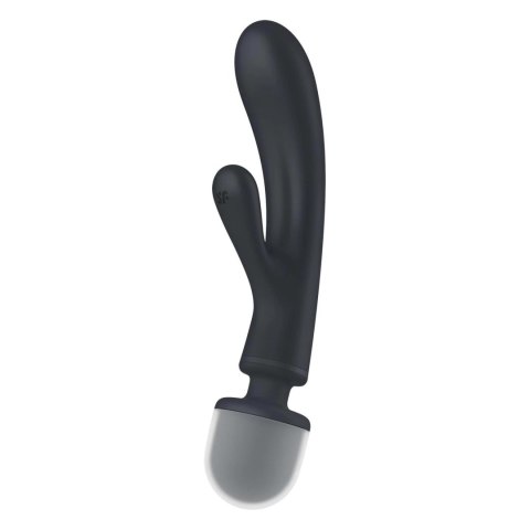 Wibrator króliczek z masażerem czarny Triple Lover Satisfyer