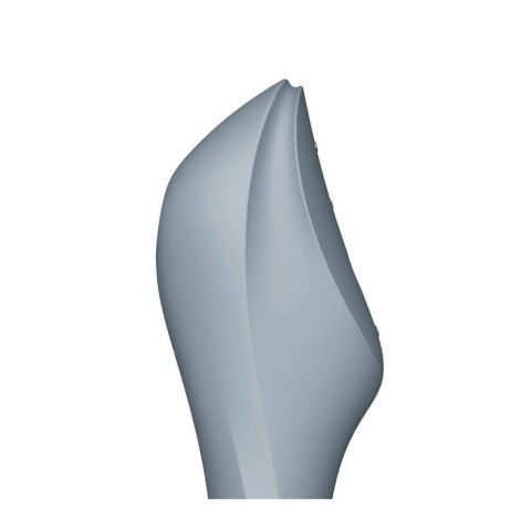 Wielofunkcyjny Do Punktu G, Stymulator-Vibrator Curvy Trinity 3 Blue Grey-Satisfyer