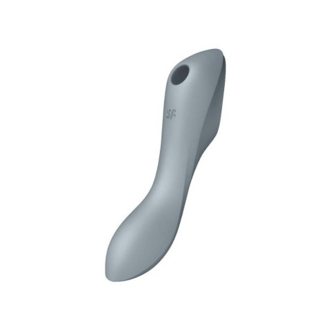 Wielofunkcyjny Do Punktu G, Stymulator-Vibrator Curvy Trinity 3 Blue Grey-Satisfyer