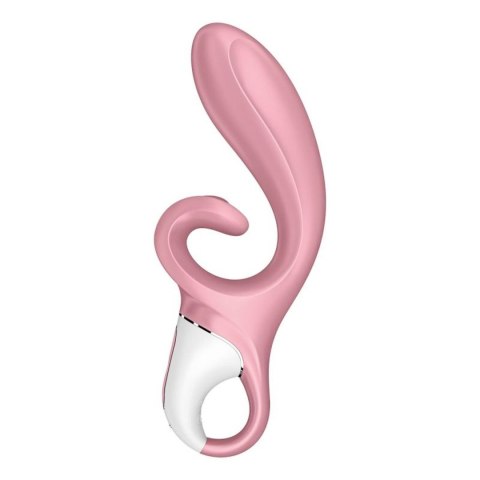 Wibrator Króliczek Elastyczny Dualny Z Funkcją Języczka Różowy – Satisfyer