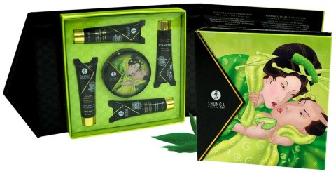Zestaw kosmetyków o zapachu zielonej herbaty Geisha's Secret Kit Organica Exotic Green Tea 5szt. SHUNGA