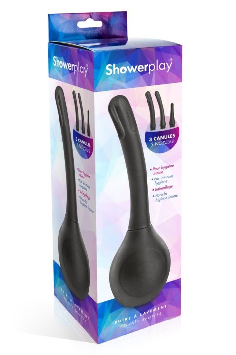 Gruszka do lewatywy czarna SHOWERPLAY ENEMA BULB