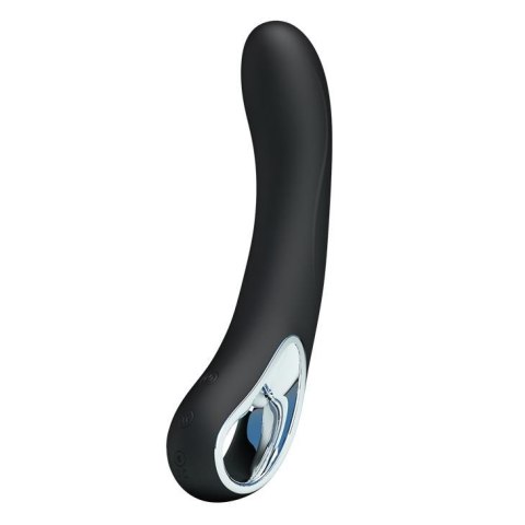 Wibrator Do Punktu G Ładowany USB Z 12 Funkcjami Wibracji Czarny - Pretty Love