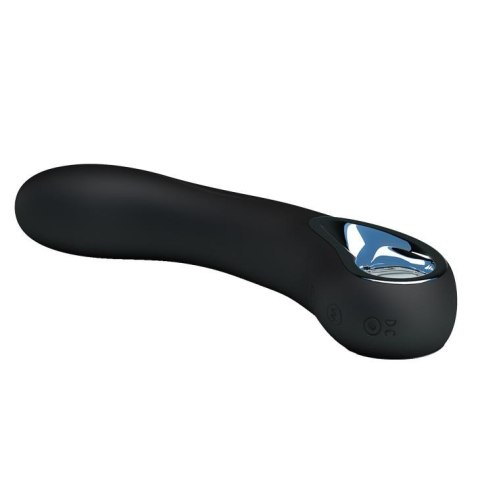 Wibrator Do Punktu G Ładowany USB Z 12 Funkcjami Wibracji Czarny - Pretty Love