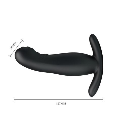 Wibrujący Masażer Prostaty USB 7 Funkcji Silikonowy Z Uchwytem