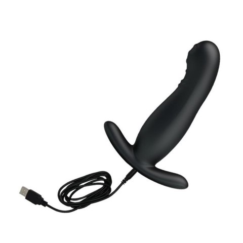 Wibrujący Masażer Prostaty USB 7 Funkcji Silikonowy Z Uchwytem