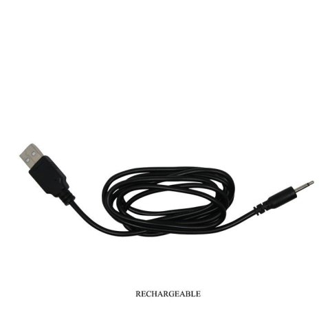 Wibrujący Masażer Prostaty USB 7 Funkcji Silikonowy Z Uchwytem