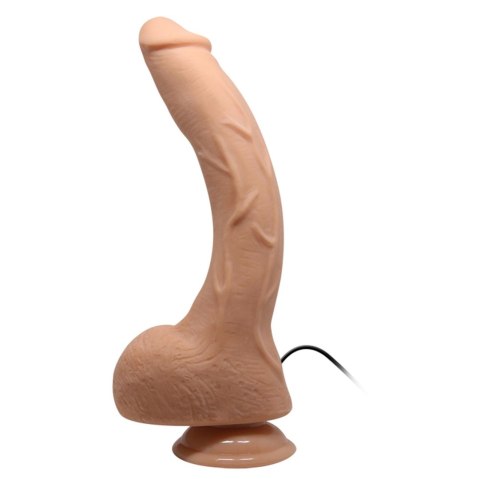 Realistyczny Wibrator Anatomiczny Z Przyssawką XXL Cielisty 27 cm – Baile