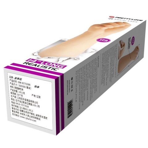 Dildo do fistingu cieliste ręka 35.5cm BAILE