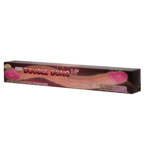 Dildo podwójne różowe 35.5cm BAILE