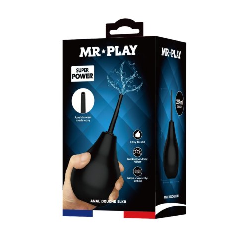 Irygator, Gruszka  Do Odbytu 224ml -ANAL DOUCHE BLKC (224 ml)-MR PLAY
