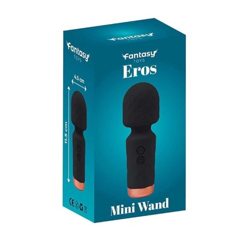 Masażer Różdżka Mini Wibracje Czarny Eros