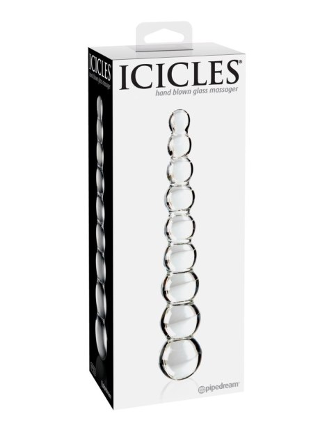 Dildo szklane kulki przeźroczyste No. 2 Icicles