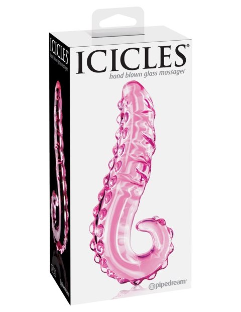 Dildo szklane macka różowe No. 24 Icicles
