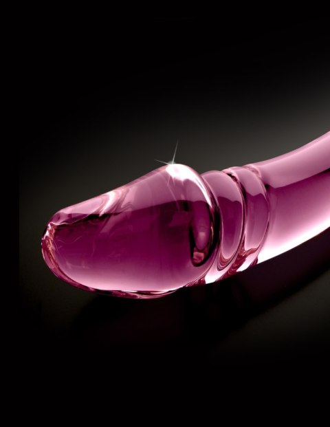 Dildo szklane dwustronne różowe No. 57 Icicles