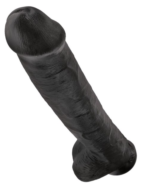 Dildo realistyczne czarne 38cm King Cock