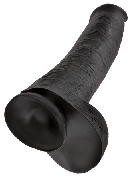 Dildo realistyczne czarne 38cm King Cock