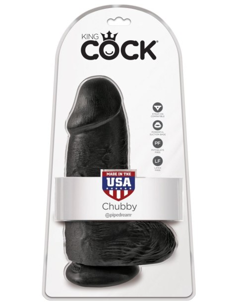 Dildo realistyczne czarne Chubby Black King Cock