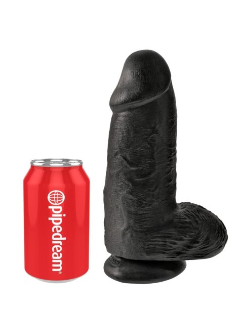 Dildo realistyczne czarne Chubby Black King Cock