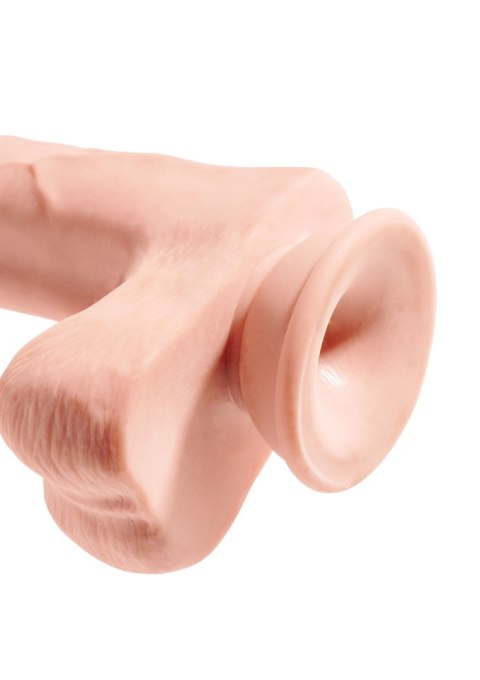 Dildo realistyczne cieliste 30.5cm Triple Density with Balls King Cock