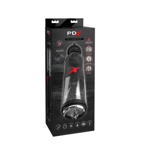 Masturbator Pdx Elite Deluxe Mega-Bator Clear Pipedream Pipedream