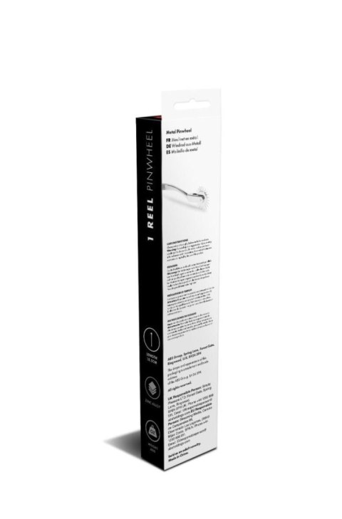 Koło Wartenberga metalowe srebrne hipoalergiczne Prowler RED 1 Reel Pinwheel INTIMATE DISTRIBUTION