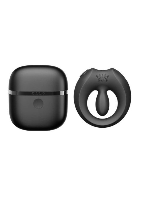 Pierścień Erekcyjny Dla Par Wibrujący, Czarny-Apis Vibrating Couples Ring Black
