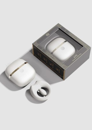 Pierścień Erekcyjny Dla Par Wibrujący, Biały-Apis Vibrating Couples Ring White