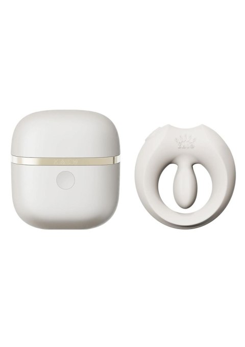 Pierścień Erekcyjny Dla Par Wibrujący, Biały-Apis Vibrating Couples Ring White