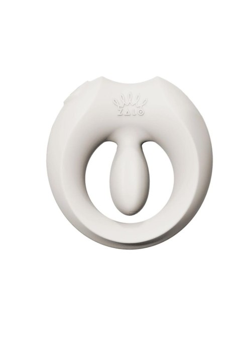 Pierścień Erekcyjny Dla Par Wibrujący, Biały-Apis Vibrating Couples Ring White