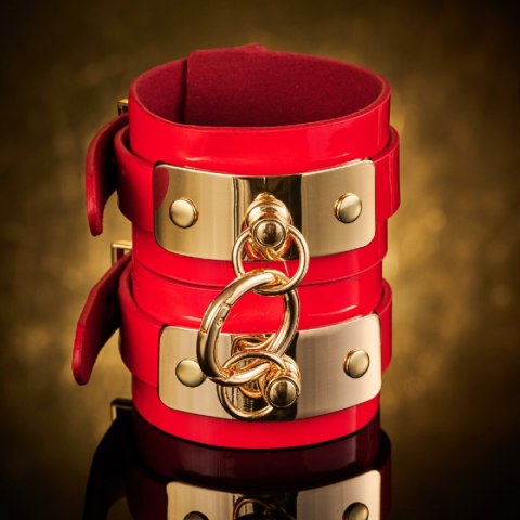 Kajdanki na kostki VEGAS High Gloss Ankle Cuffs Kinky Diva Kinky Diva