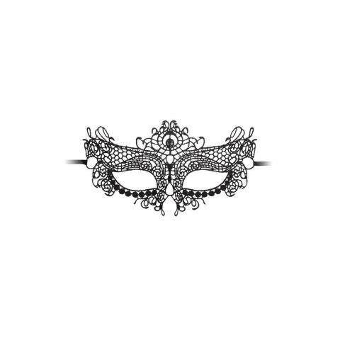 Maska ozdobna czarna Black Lace Mask