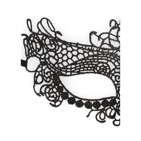Maska ozdobna czarna Black Lace Mask