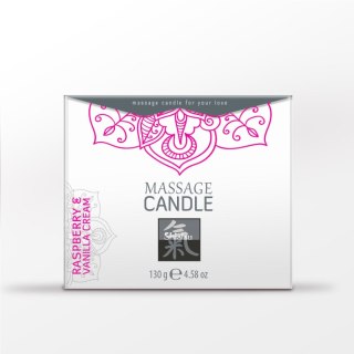 Świeca do masażu Massage Candle Raspberry & Vanilla Cream Shiatsu HOT