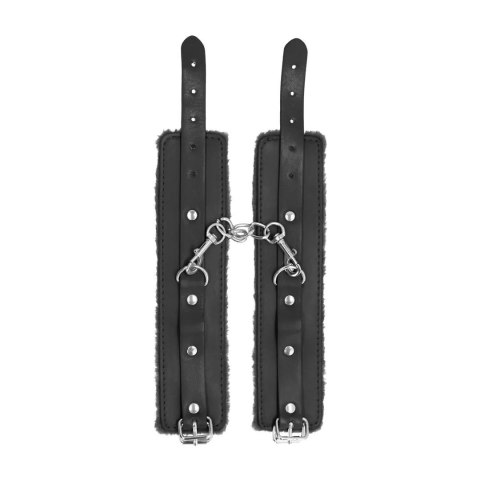 Plush Leather Handcuffs