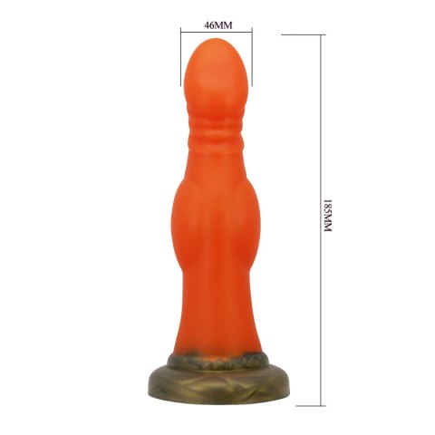 Dildo silikonowe zwężane 18.5cm Power Monsters Blazeheart Charger BAILE