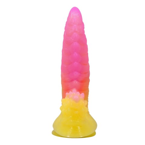 Dildo silikonowe z przyssawką i żłobieniami 22.5cm Power Monsters Flamebeast BAILE