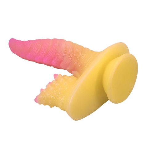 Dildo silikonowe z przyssawką i żłobieniami 22.5cm Power Monsters Flamebeast BAILE