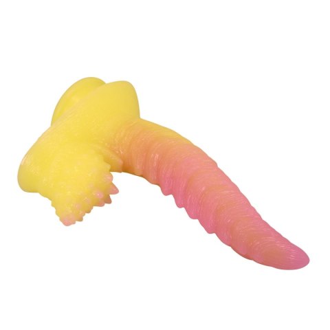 Dildo silikonowe z przyssawką i żłobieniami 22.5cm Power Monsters Flamebeast BAILE