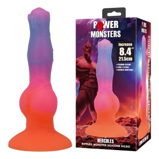 Dildo z przyssawką zwężane 21.5cm Power Monsters Hercules BAILE
