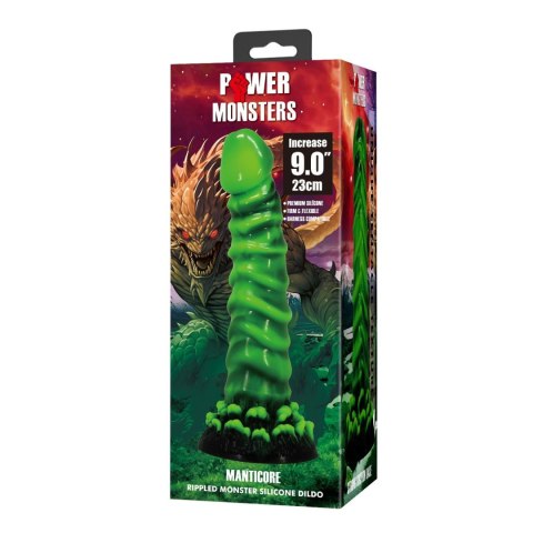 Dildo silikonowe teksturowane 23cm Power Monsters Manticore BAILE